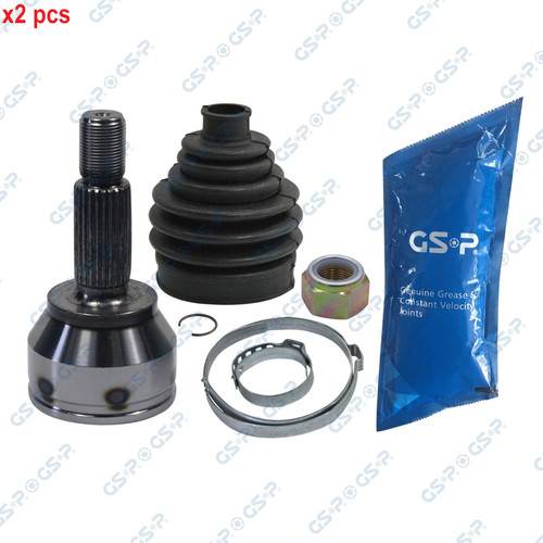 Pcs front axle left both - x2,